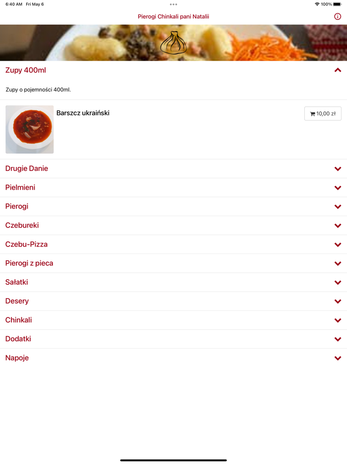 Pierogi Chinkali pani Natalii