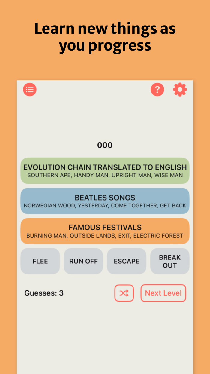 Connect Only Association Game