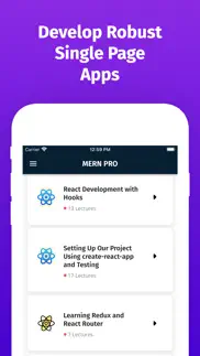 learn mern stack (node, react) iphone screenshot 4