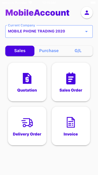 ABS Mobile Account Screenshot
