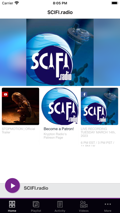 SCIFI.radio Screenshot