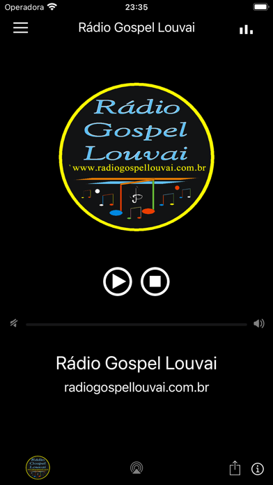 Rádio Gospel Louvai Screenshot