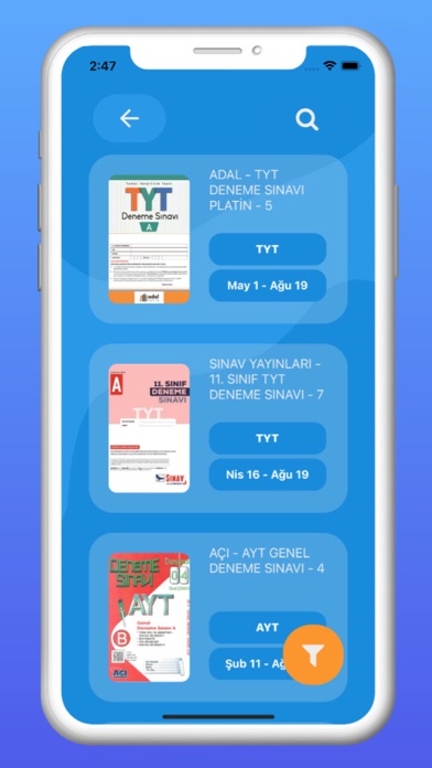 XYS Online Sınav Screenshot
