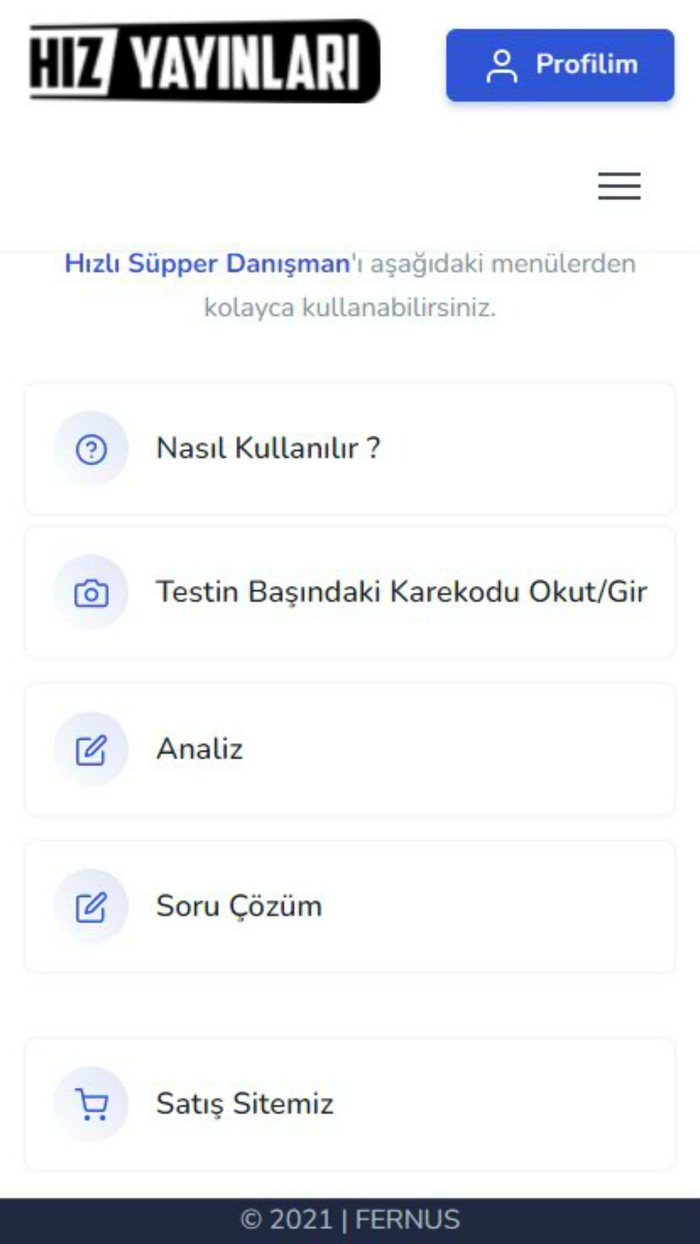 Hızlı Süpper Danışman