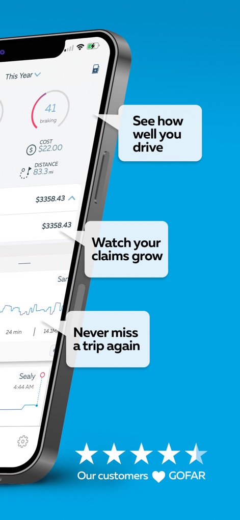 GOFAR All-in-1 Mileage Tracker - gofar-mileage-tracker-app-ui
