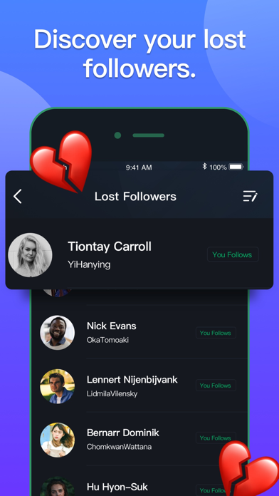 Followers Tracker Lite Screenshot