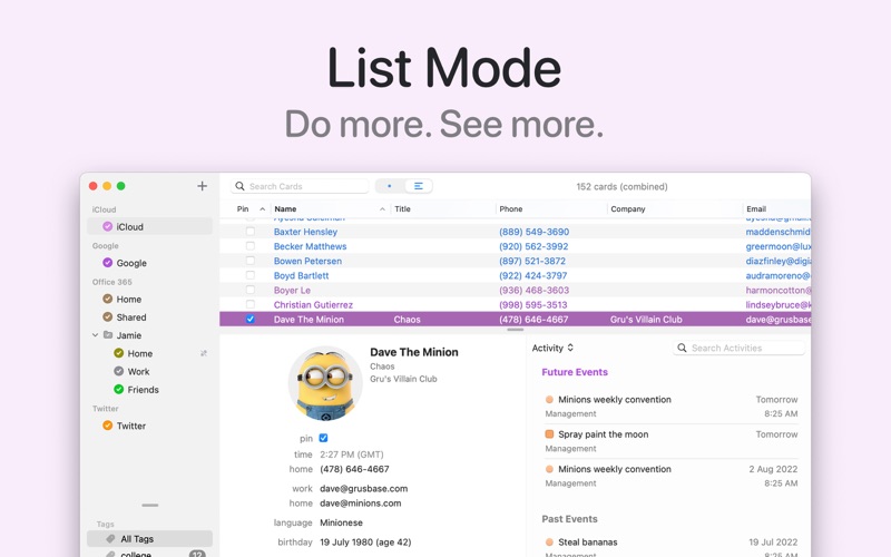 BusyContacts Screenshot