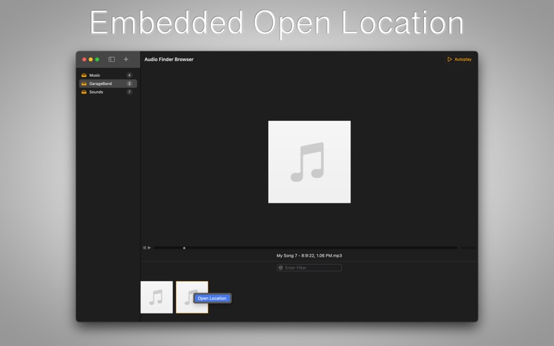 audio finder browser iphone screenshot 4