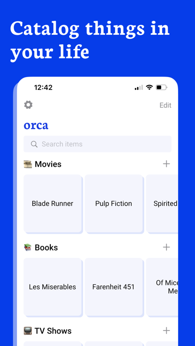 Orca: Categorize Your Notes Screenshot