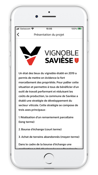 Vignoble Savièse Screenshot