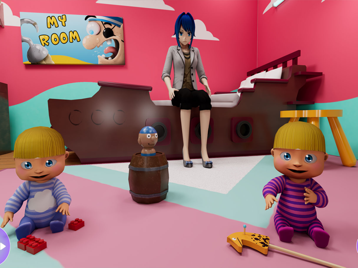 Twin Baby Life Simulator Game
