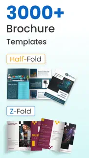 brochure maker, pamphlet maker iphone screenshot 1