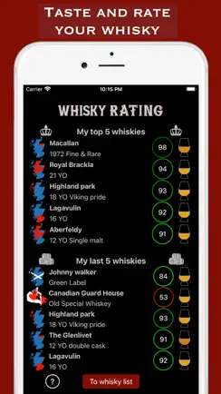 Whisky Rating iPhone image 1