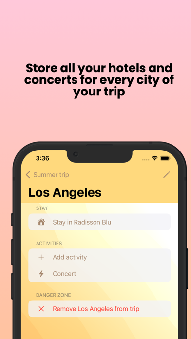 AroundTheWorld - Trip Planner Screenshot