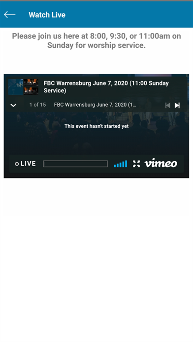 FBC Warrensburg Screenshot