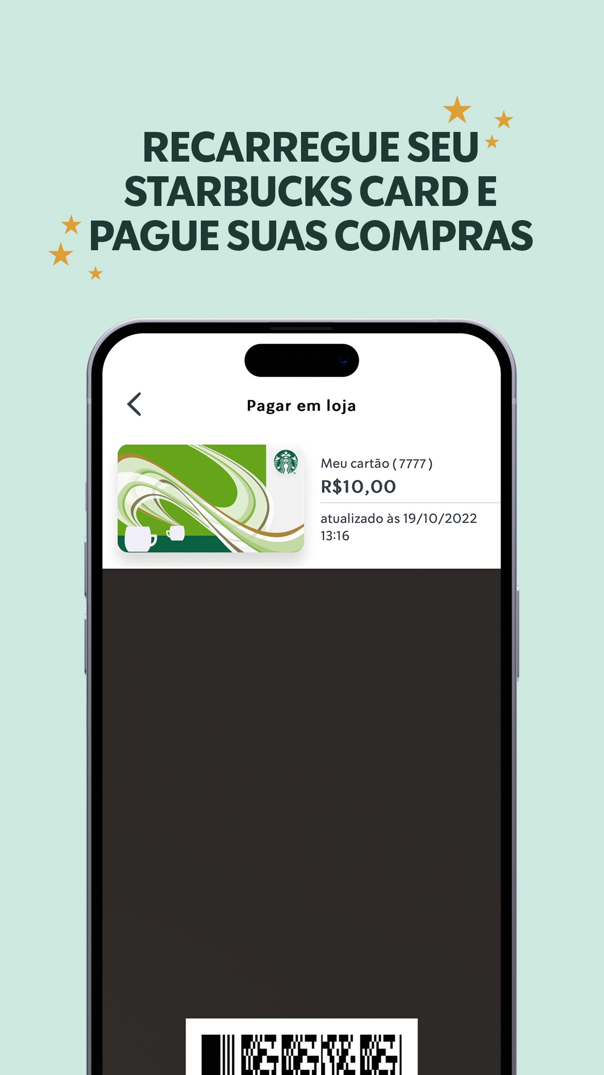 Screenshot do app Starbucks Brasil