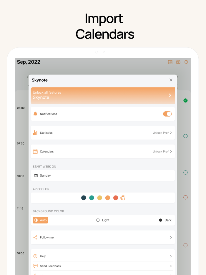 Skynote Daily planner