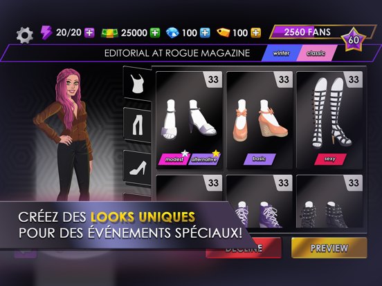 Screenshot #5 pour Fashion Fever: Styliste & Mode
