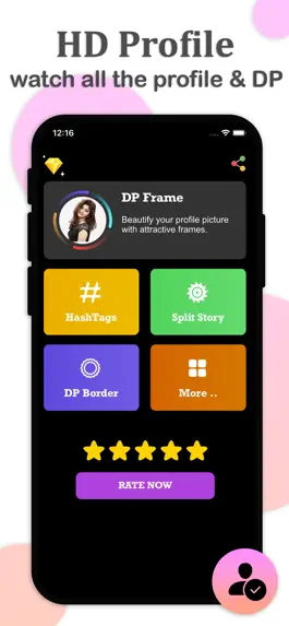 Game screenshot Instant Profile Dp Maker apk