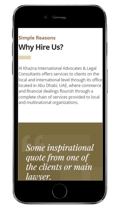 Al Khazna Advocates Screenshot