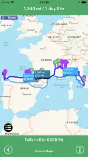 tollsmart toll calculator iphone screenshot 1