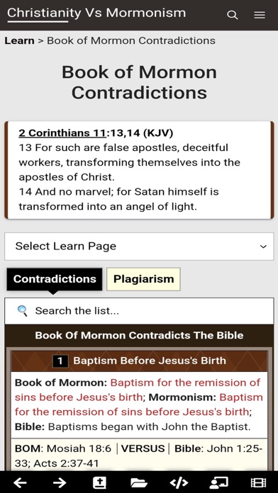 Christianity Vs Mormonism Screenshot