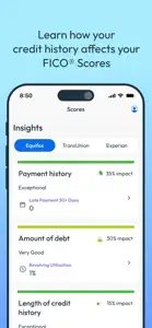 myFICO - FICO Score Monitoring screenshot #3 for iPhone