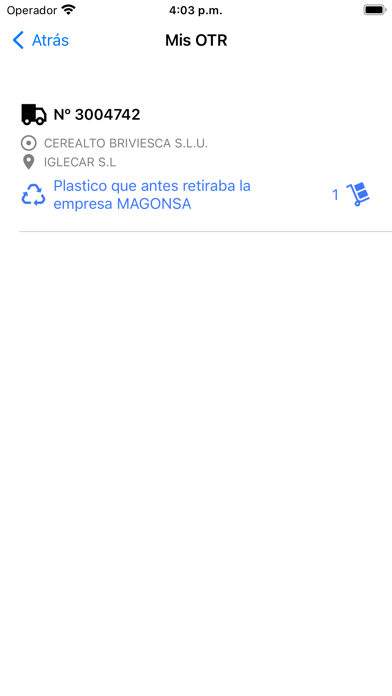 Screenshot #3 pour FAMA Traslado de Residuos
