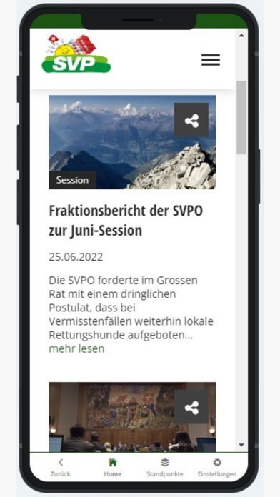 SVP Oberwallis Screenshot