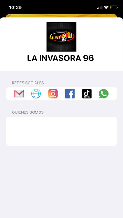 La Invasora 96.1 Screenshot