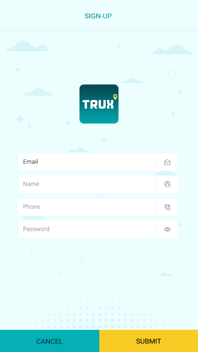 Trux Logistics App Screenshot