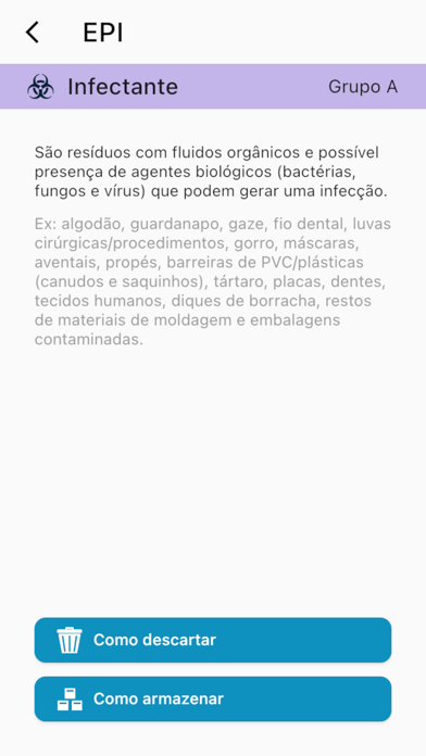 Descarte Odonto Screenshot
