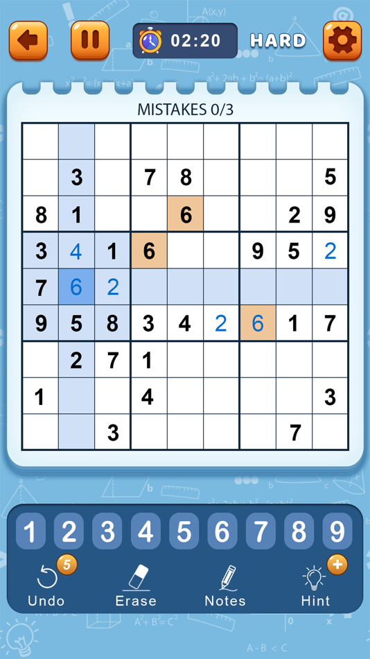 #3. Sudoku - Puzzle Mind Game (iOS) Podle: CHIEN LE