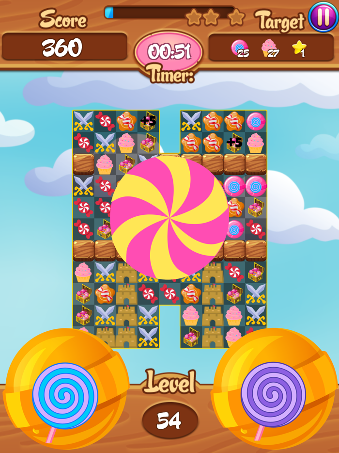 Candy duel Match3 Premium pop