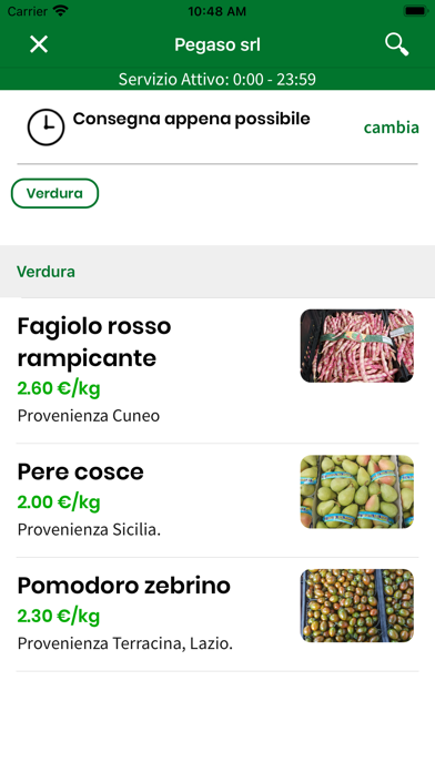 Mercati Generali Shop Screenshot