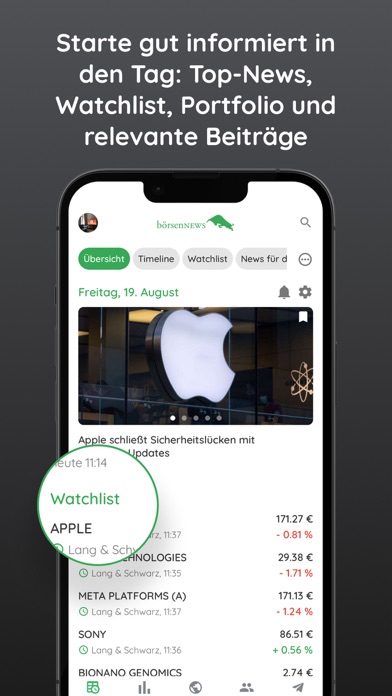 Börse & Aktien - BörsennewsApp Screenshot