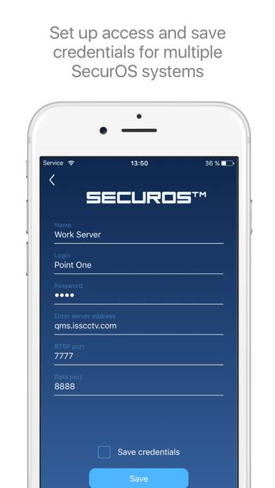 SecurOS® Mobile 11 Screenshot