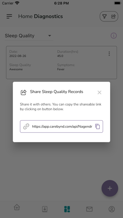 CareBynd - My Health Journal Screenshot