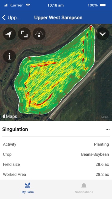 New Holland MyPLM Connect Farm Screenshot