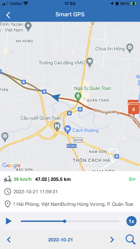 #5. Smart GPS (iOS) Bởi: Dung Le Tien