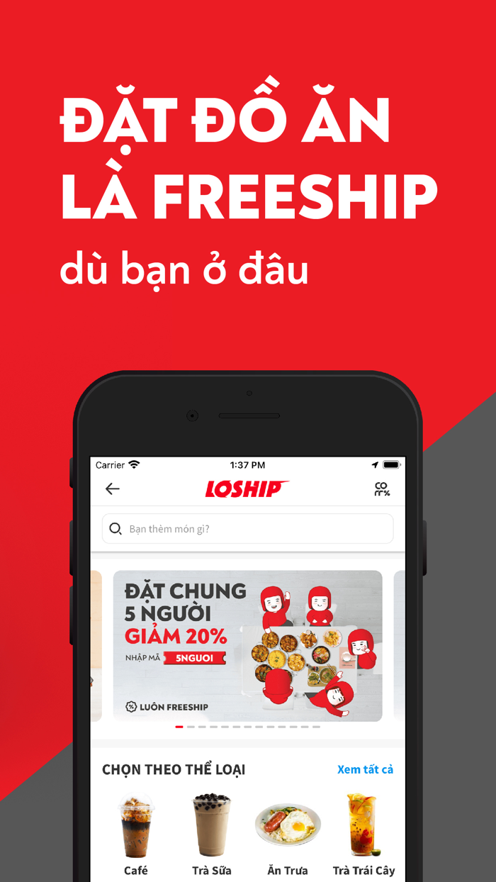 Loship - luôn Freeship đồ ăn