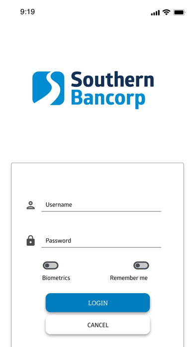 Southern Bancorp Screenshot