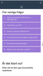 behandla trauma och beroende iphone screenshot 1