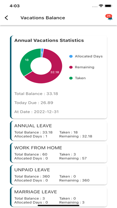 Oasis HR Portal Screenshot