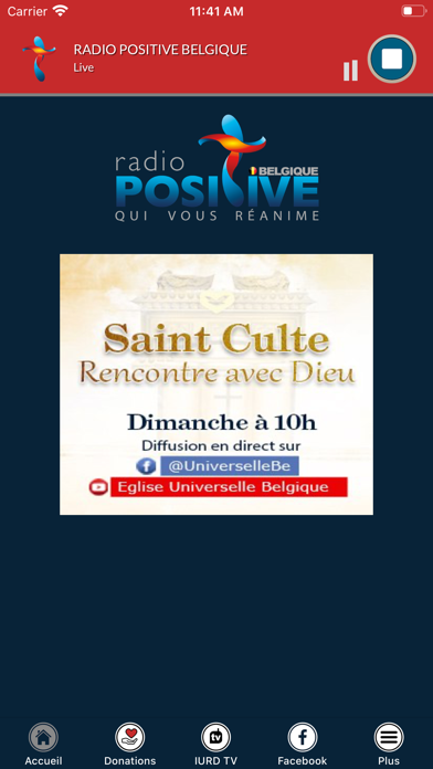 Screenshot #1 pour Radio Positive Belgique