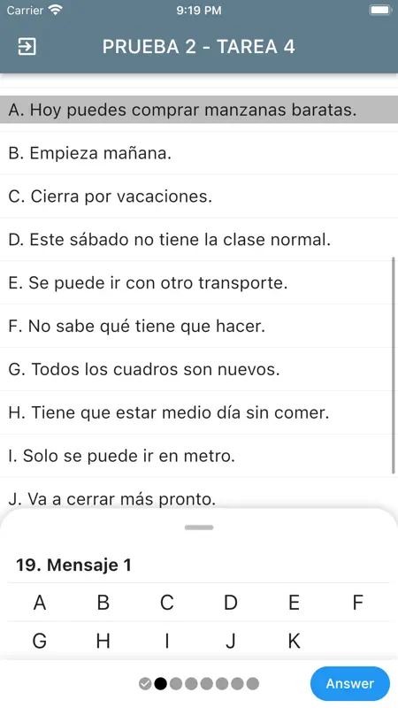 DELE A2 Spanish screenshot 5 of 5