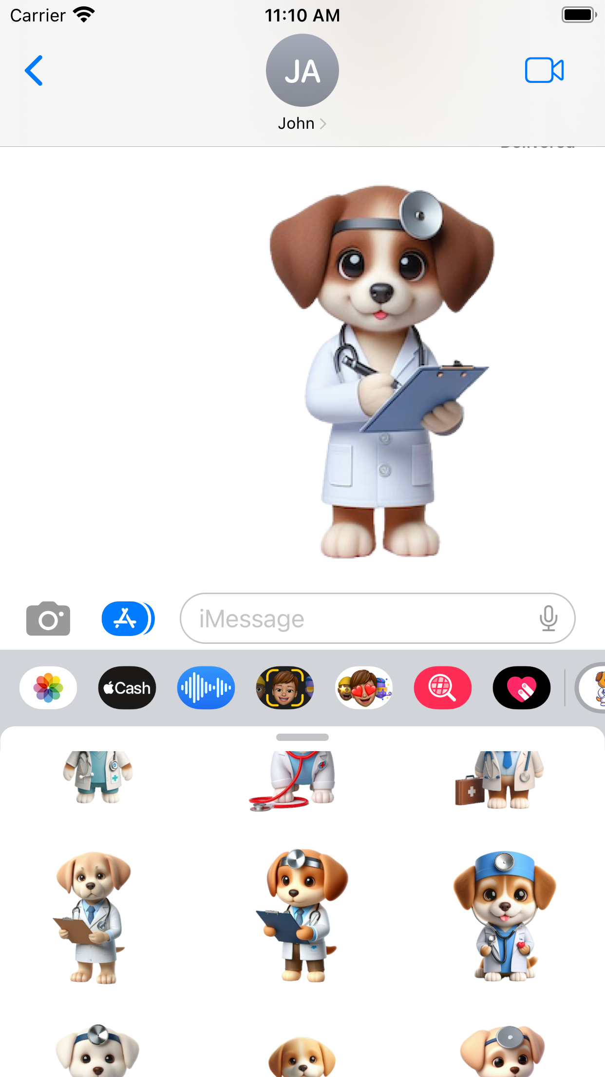 Puppy Doctor Stickers