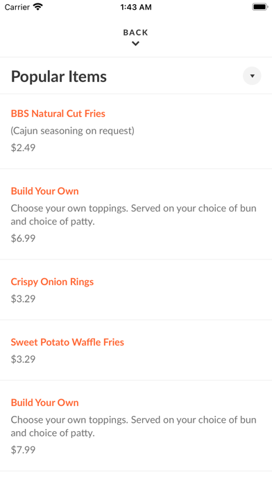 Big Burger Spot NC Screenshot