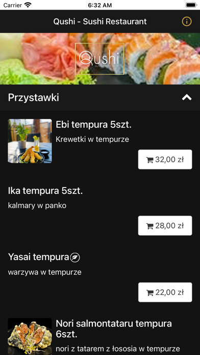 Qushi - Sushi Restaurant Screenshot