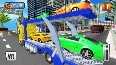 Truck Car Transporter Sim 3D Screenshot